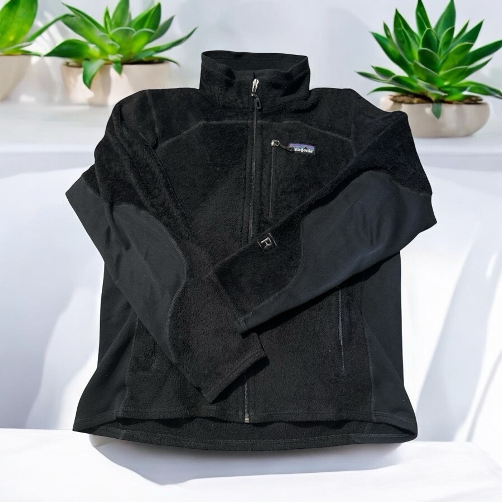 Patagonia R-Series Regulator Polar Tech Cozy Full Zip Black Fleece
